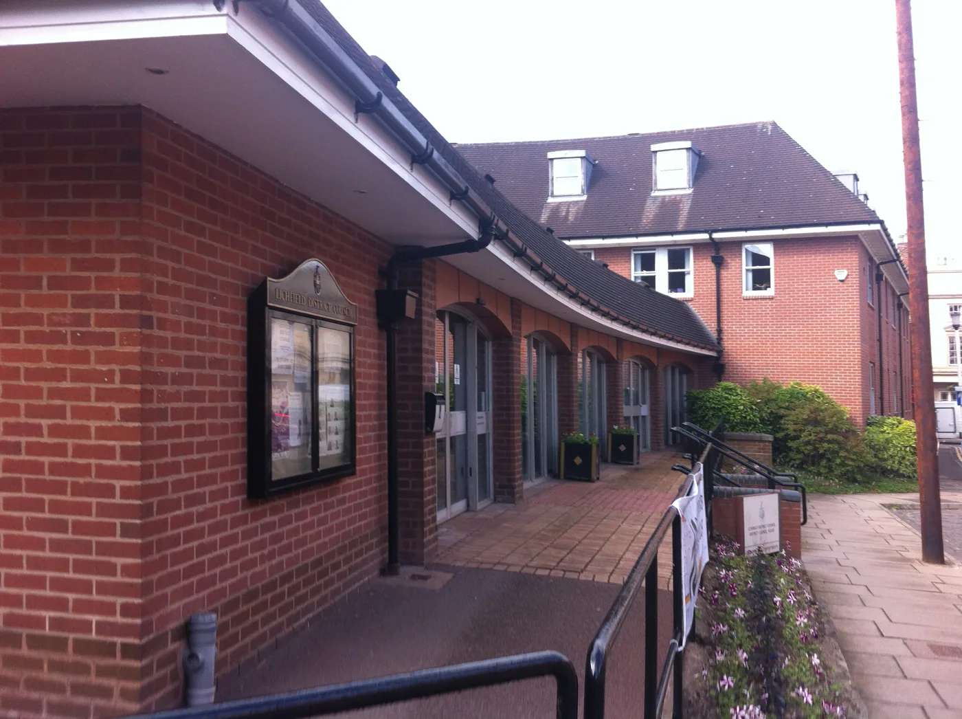 District Council House on Frog Lane, where the 2027/28 budget will be set in February