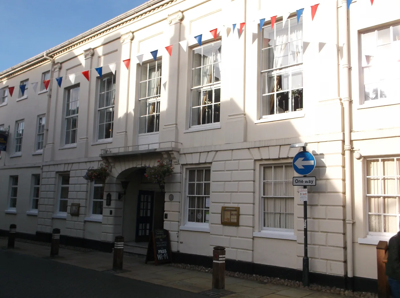 The George Hotel on Bird Street, Lichfield, one of the eleven organisations awarded a grant. The photograph does not show the funded work