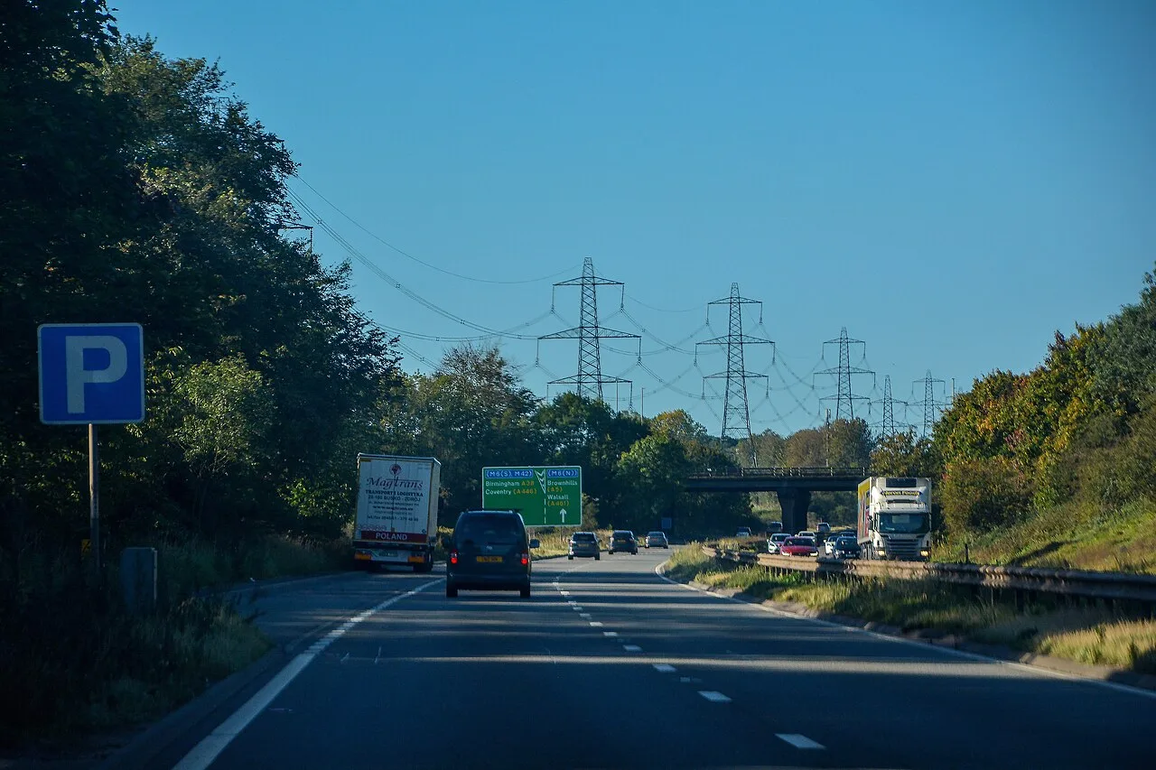 The A38 at Lichfield, where HS2 is carrying its line under the carriageway at Streethay
