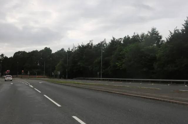 Tamworth Road (A51) on the south-eastern edge of Lichfield, a short way west of the rugby club's ground